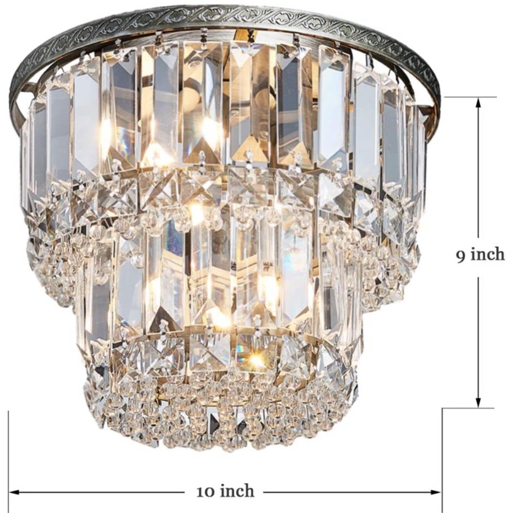 Crystal Raindrop Chandelier Lighting - Picture 5 of 11